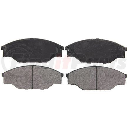 ZX438 by WAGNER - QuickStop Semi-Metallic Disc Brake Pad Set