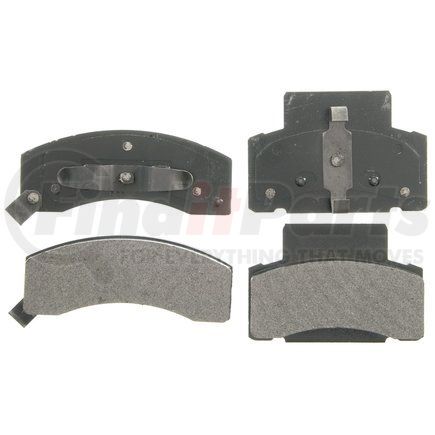 ZX459A by WAGNER - QuickStop Semi-Metallic Disc Brake Pad Set