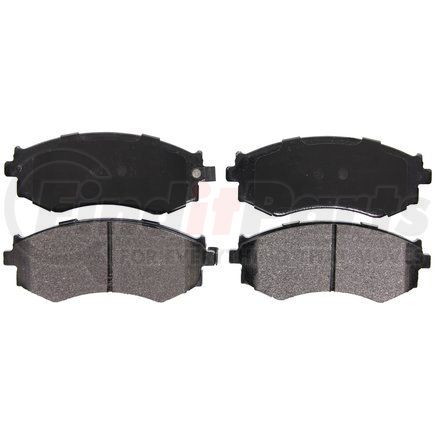 ZX462 by WAGNER - QuickStop Semi-Metallic Disc Brake Pad Set