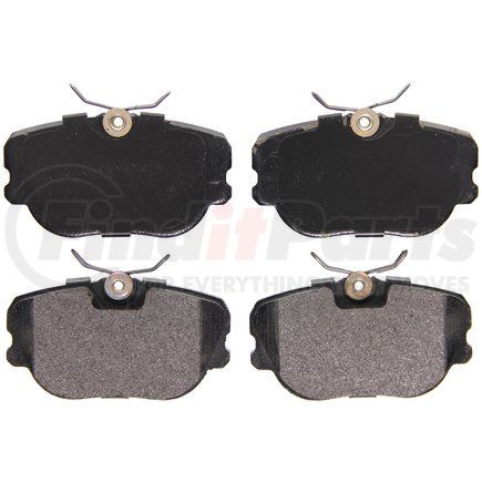 ZX493A by WAGNER - QuickStop Semi-Metallic Disc Brake Pad Set