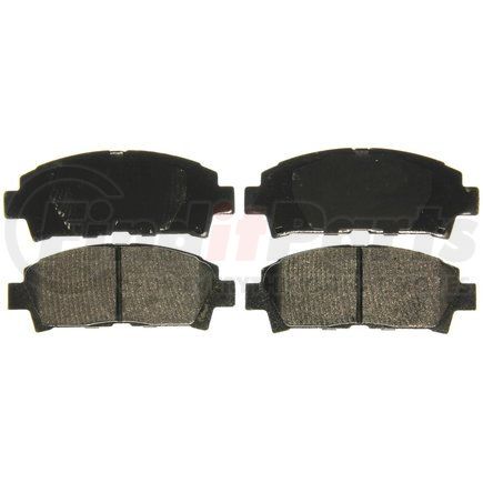 ZX582 by WAGNER - QuickStop Semi-Metallic Disc Brake Pad Set