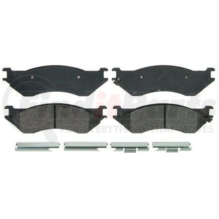 ZX702 by WAGNER - QuickStop Semi-Metallic Disc Brake Pad Set