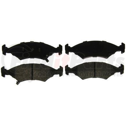 ZX649 by WAGNER - QuickStop Semi-Metallic Disc Brake Pad Set