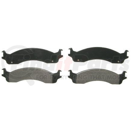 ZX655A by WAGNER - QuickStop Semi-Metallic Disc Brake Pad Set