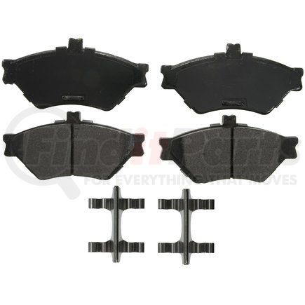 ZX659 by WAGNER - QuickStop Semi-Metallic Disc Brake Pad Set