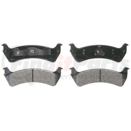 ZX667A by WAGNER - QuickStop Semi-Metallic Disc Brake Pad Set