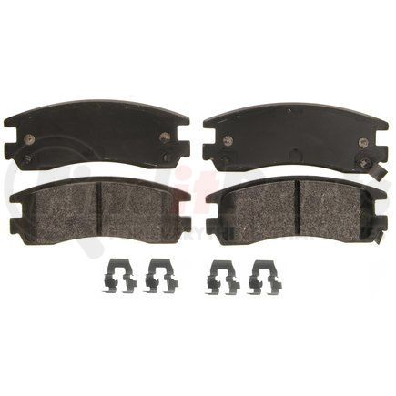 ZX814 by WAGNER - QuickStop Semi-Metallic Disc Brake Pad Set