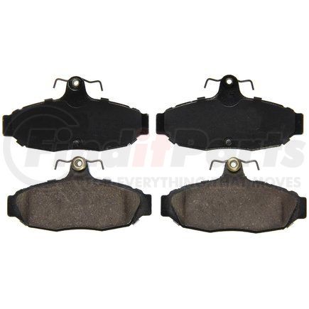 ZD347A by WAGNER - QuickStop Ceramic Disc Brake Pad Set