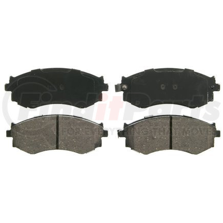 ZD462 by WAGNER - QuickStop Ceramic Disc Brake Pad Set