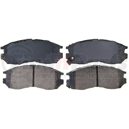 ZD484 by WAGNER - QuickStop Ceramic Disc Brake Pad Set