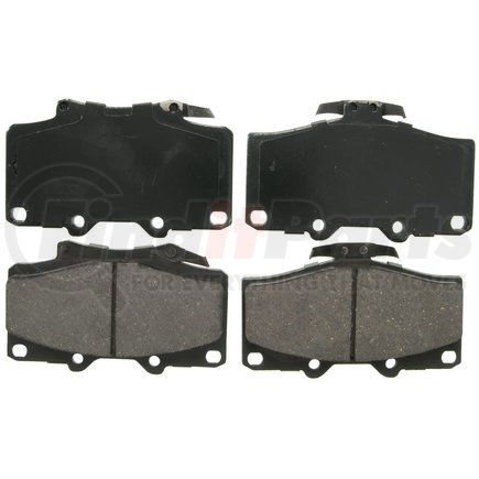 ZD611 by WAGNER - QuickStop Ceramic Disc Brake Pad Set