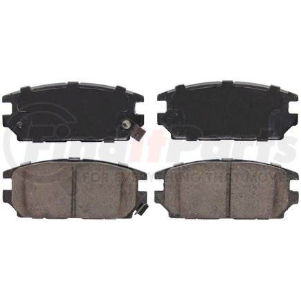 ZD532 by WAGNER - QuickStop Ceramic Disc Brake Pad Set