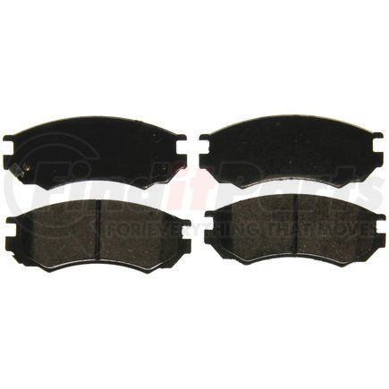 ZD549 by WAGNER - QuickStop Ceramic Disc Brake Pad Set