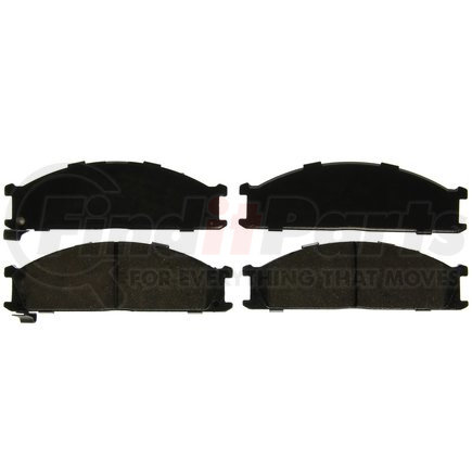 ZD554 by WAGNER - QuickStop Ceramic Disc Brake Pad Set