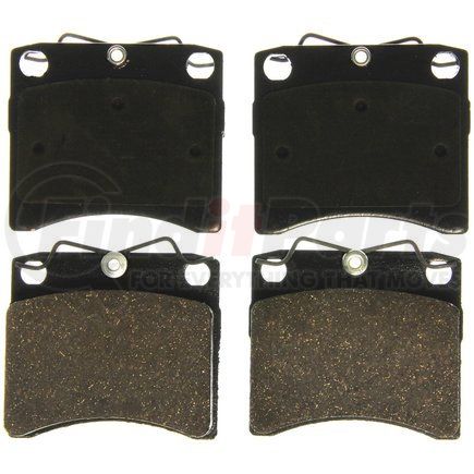 ZD581 by WAGNER - QuickStop Ceramic Disc Brake Pad Set