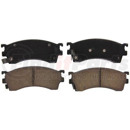 ZD583 by WAGNER - QuickStop Ceramic Disc Brake Pad Set