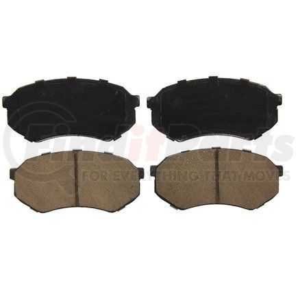 ZD589 by WAGNER - QuickStop Ceramic Disc Brake Pad Set