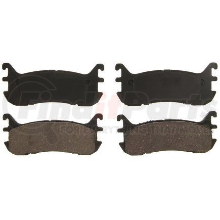 ZD663 by WAGNER - QuickStop Ceramic Disc Brake Pad Set