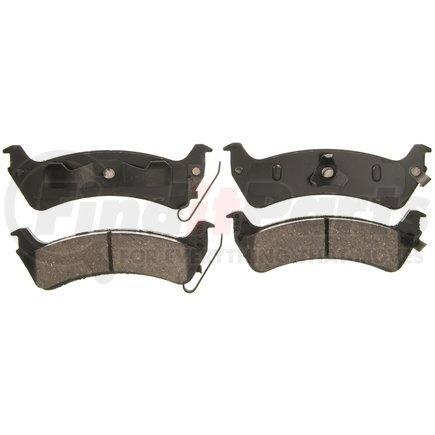 ZD666 by WAGNER - QuickStop Ceramic Disc Brake Pad Set