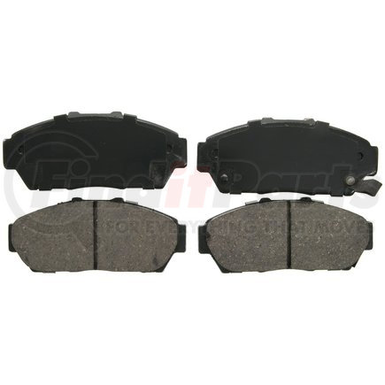 ZD617 by WAGNER - QuickStop Ceramic Disc Brake Pad Set