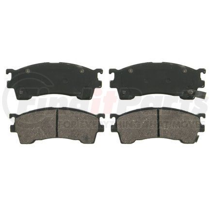 ZD637 by WAGNER - QuickStop Ceramic Disc Brake Pad Set