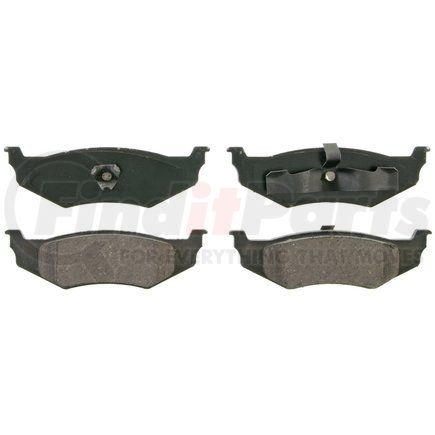 ZD782 by WAGNER - QuickStop Ceramic Disc Brake Pad Set