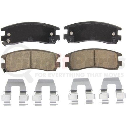 ZD814 by WAGNER - QuickStop Ceramic Disc Brake Pad Set