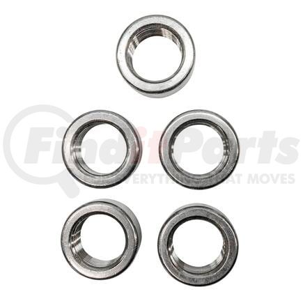 1194 by VIBRANT PERFORMANCE - Oxygen Sensor Weld Bung; Standard; T304 Stainless Steel; M18 x 1.5 Thread; Bulk Pack Of 5 pc..;