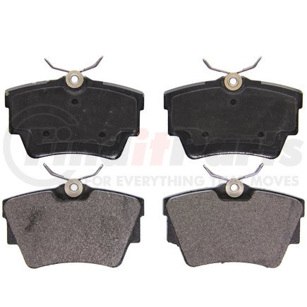 ZX808A by WAGNER - QuickStop Semi-Metallic Disc Brake Pad Set