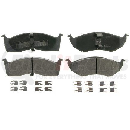 ZX730A by WAGNER - QuickStop Semi-Metallic Disc Brake Pad Set