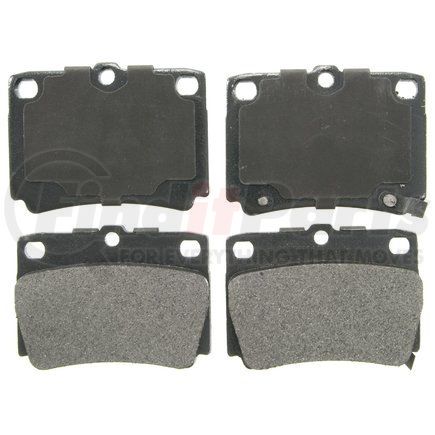 ZX733 by WAGNER - QuickStop Semi-Metallic Disc Brake Pad Set