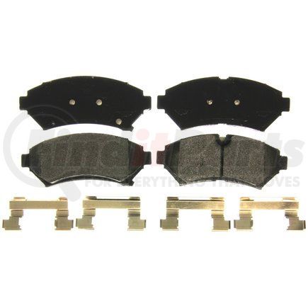 ZX753 by WAGNER - QuickStop Semi-Metallic Disc Brake Pad Set