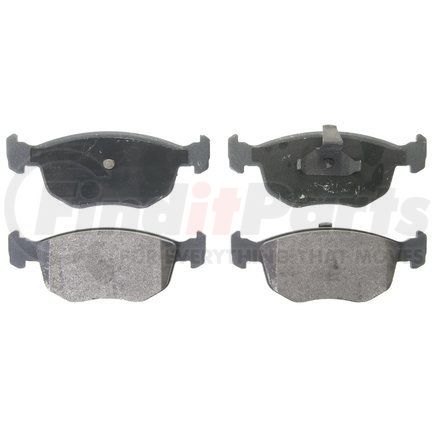 ZX762 by WAGNER - QuickStop Semi-Metallic Disc Brake Pad Set