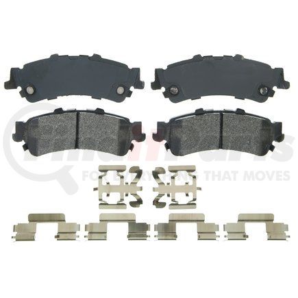 ZX792B by WAGNER - QuickStop Semi-Metallic Disc Brake Pad Set