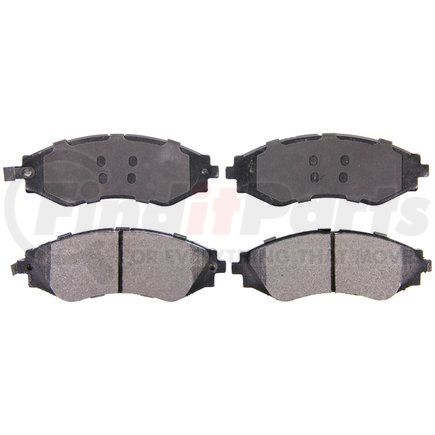 ZX797A by WAGNER - QuickStop Semi-Metallic Disc Brake Pad Set