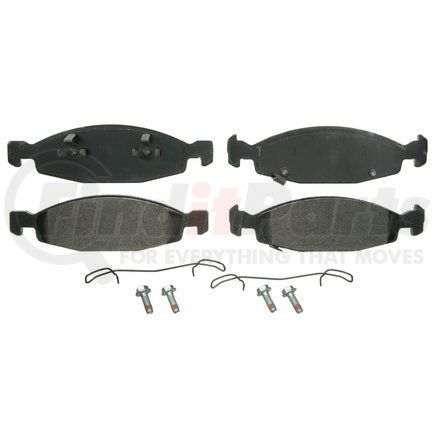 ZX942 by WAGNER - QuickStop Semi-Metallic Disc Brake Pad Set