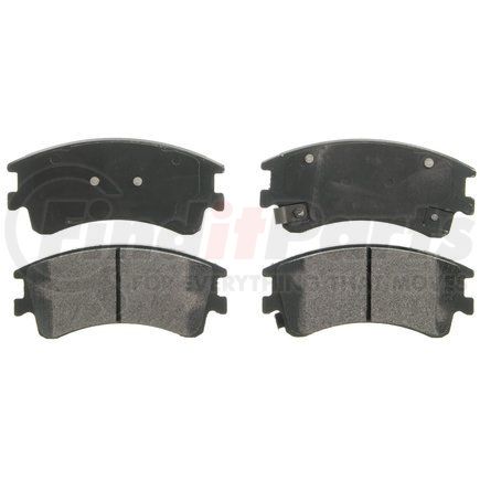 ZX957 by WAGNER - QuickStop Semi-Metallic Disc Brake Pad Set