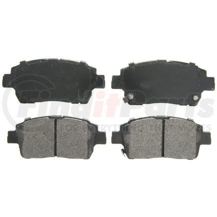 ZX822 by WAGNER - QuickStop Semi-Metallic Disc Brake Pad Set