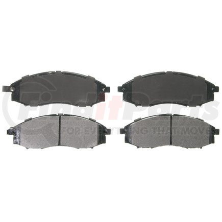 ZX830 by WAGNER - QuickStop Semi-Metallic Disc Brake Pad Set