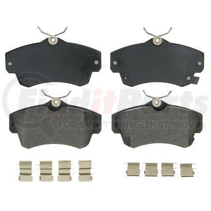 ZX841 by WAGNER - QuickStop Semi-Metallic Disc Brake Pad Set