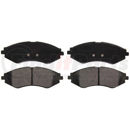 ZX902 by WAGNER - QuickStop Semi-Metallic Disc Brake Pad Set