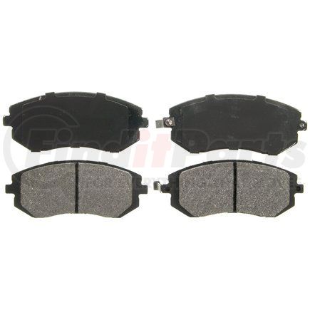 ZX929 by WAGNER - QuickStop Semi-Metallic Disc Brake Pad Set