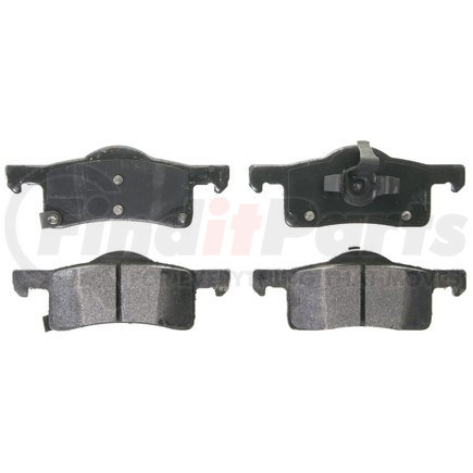 ZX935 by WAGNER - QuickStop Semi-Metallic Disc Brake Pad Set