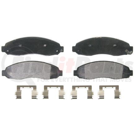 ZX962 by WAGNER - QuickStop Semi-Metallic Disc Brake Pad Set