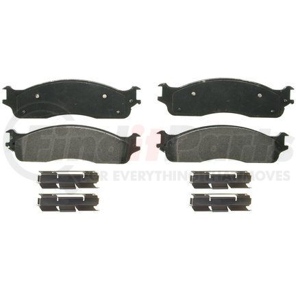 ZX965 by WAGNER - QuickStop Semi-Metallic Disc Brake Pad Set