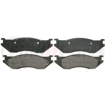 ZX966 by WAGNER - QuickStop Semi-Metallic Disc Brake Pad Set