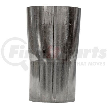 13170 by VIBRANT PERFORMANCE - Stainless Tubing; 3 in. Oval to 3 in. O.D. Round Transition Adapter 6 in. Long;