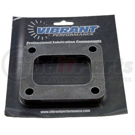 14410 by VIBRANT PERFORMANCE - Turbo Inlet Flange; For T4; 1/2 in. Thick; 1018 Mild Steel;