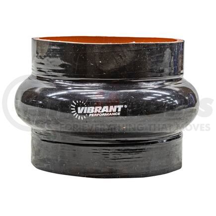 2737 by VIBRANT PERFORMANCE - 4 Ply Hump Hose Coupler; 3.25 in. I.D. x 3 in. Long; Black;