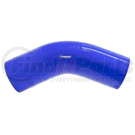 2757B by VIBRANT PERFORMANCE - 4 Ply 45 Degree Elbow; 3.25 in. I.D. x 4.5 in. Leg Length; Blue;